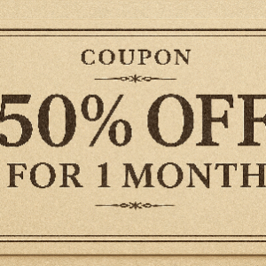 wonderscan premium voucher – 50% off first month