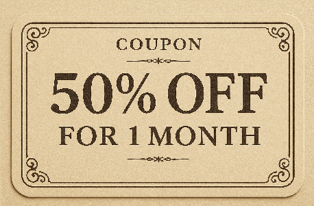 wonderscan premium voucher – 50% off first month wonderscan premium voucher – 50% off first month